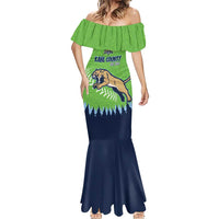 Kane County 2025 Baseball Custom Mermaid Dress Cougar Fight Cougar Win