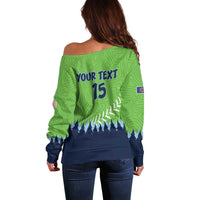 Kane County 2025 Baseball Custom Off Shoulder Sweater Cougar Fight Cougar Win