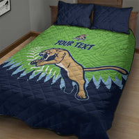 Kane County 2025 Baseball Custom Quilt Bed Set Cougar Fight Cougar Win