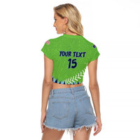 Kane County 2025 Baseball Custom Raglan Cropped T Shirt Cougar Fight Cougar Win