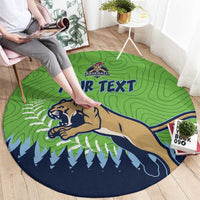 Kane County 2025 Baseball Custom Round Carpet Cougar Fight Cougar Win