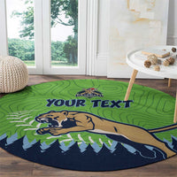 Kane County 2025 Baseball Custom Round Carpet Cougar Fight Cougar Win