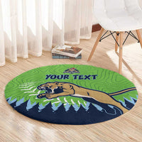 Kane County 2025 Baseball Custom Round Carpet Cougar Fight Cougar Win