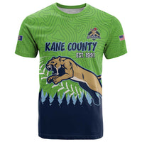 Kane County 2025 Baseball Custom T Shirt Cougar Fight Cougar Win
