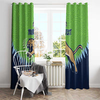 Kane County 2025 Baseball Custom Window Curtain Cougar Fight Cougar Win