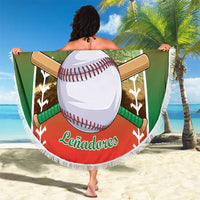 Las Tunas 2025 Baseball Custom Beach Blanket Palante Lenadores