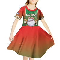 Las Tunas 2025 Baseball Custom Kid Short Sleeve Dress Palante Lenadores