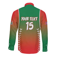 Las Tunas 2025 Baseball Custom Long Sleeve Button Shirt Palante Lenadores