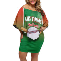 Las Tunas 2025 Baseball Custom Off Shoulder Short Dress Palante Lenadores