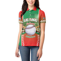 Las Tunas 2025 Baseball Custom Women Polo Shirt Palante Lenadores