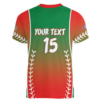 Las Tunas 2025 Baseball Custom Women V-Neck T-Shirt Palante Lenadores