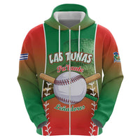 Las Tunas 2025 Baseball Custom Zip Hoodie Palante Lenadores