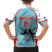 Santa Maria 2025 Baseball Custom Family Matching Long Sleeve Bodycon Dress and Hawaiian Shirt Come On Pirate