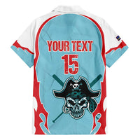 Santa Maria 2025 Baseball Custom Family Matching Short Sleeve Bodycon Dress and Hawaiian Shirt Come On Pirate