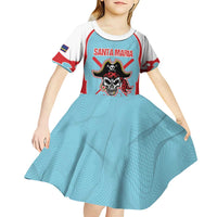 Santa Maria 2025 Baseball Custom Kid Short Sleeve Dress Come On Pirate
