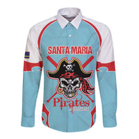 Santa Maria 2025 Baseball Custom Long Sleeve Button Shirt Come On Pirate