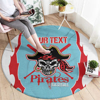 Santa Maria 2025 Baseball Custom Round Carpet Come On Pirate