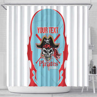Santa Maria 2025 Baseball Custom Shower Curtain Come On Pirate