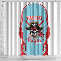 Santa Maria 2025 Baseball Custom Shower Curtain Come On Pirate