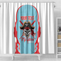 Santa Maria 2025 Baseball Custom Shower Curtain Come On Pirate