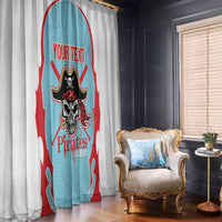 Santa Maria 2025 Baseball Custom Window Curtain Come On Pirate