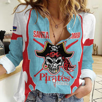 Santa Maria 2025 Baseball Custom Women Casual Shirt Come On Pirate