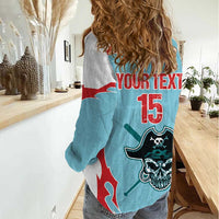 Santa Maria 2025 Baseball Custom Women Casual Shirt Come On Pirate