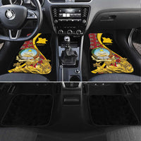 Personalized Angola Car Mats Coat Of Arms Welwitschia Mirabilis