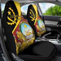 Personalized Angola Car Seat Cover Coat Of Arms Welwitschia Mirabilis
