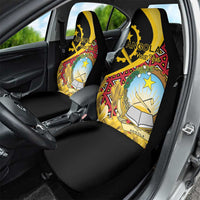 Personalized Angola Car Seat Cover Coat Of Arms Welwitschia Mirabilis