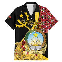 Personalized Angola Family Matching Mermaid Dress and Hawaiian Shirt Coat Of Arms Welwitschia Mirabilis