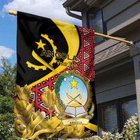 Personalized Angola Garden Flag Coat Of Arms Welwitschia Mirabilis