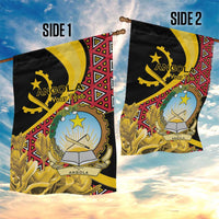 Personalized Angola Garden Flag Coat Of Arms Welwitschia Mirabilis