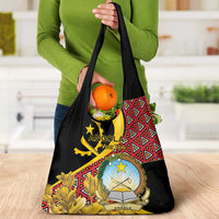 Personalized Angola Grocery Bag Coat Of Arms Welwitschia Mirabilis