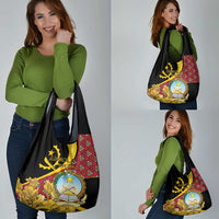 Personalized Angola Grocery Bag Coat Of Arms Welwitschia Mirabilis