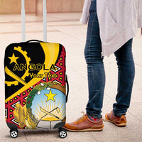 Personalized Angola Luggage Cover Coat Of Arms Welwitschia Mirabilis