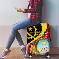Personalized Angola Luggage Cover Coat Of Arms Welwitschia Mirabilis