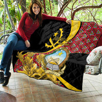 Personalized Angola Quilt Coat Of Arms Welwitschia Mirabilis