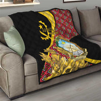 Personalized Angola Quilt Coat Of Arms Welwitschia Mirabilis