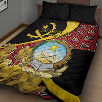 Personalized Angola Quilt Bed Set Coat Of Arms Welwitschia Mirabilis