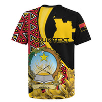 Personalized Angola Rugby Jersey Coat Of Arms Welwitschia Mirabilis