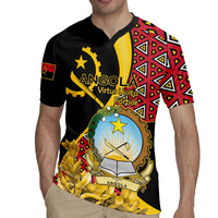 Personalized Angola Rugby Jersey Coat Of Arms Welwitschia Mirabilis