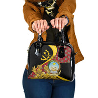 Personalized Angola Shoulder Handbag Coat Of Arms Welwitschia Mirabilis