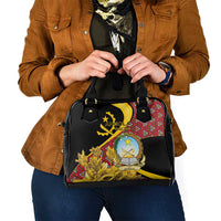 Personalized Angola Shoulder Handbag Coat Of Arms Welwitschia Mirabilis