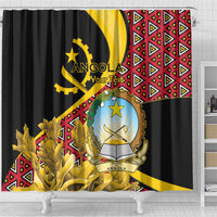 Personalized Angola Shower Curtain Coat Of Arms Welwitschia Mirabilis