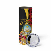 Personalized Angola Skinny Tumbler Coat Of Arms Welwitschia Mirabilis