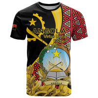 Personalized Angola T Shirt Coat Of Arms Welwitschia Mirabilis