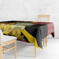 Personalized Angola Tablecloth Coat Of Arms Welwitschia Mirabilis