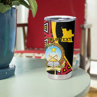 Personalized Angola Tumbler Cup Coat Of Arms Welwitschia Mirabilis