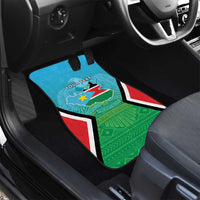 Personalised South Sudan Independence Day Car Mats Coat Of Arms With Flag Map - Wonder Print Shop